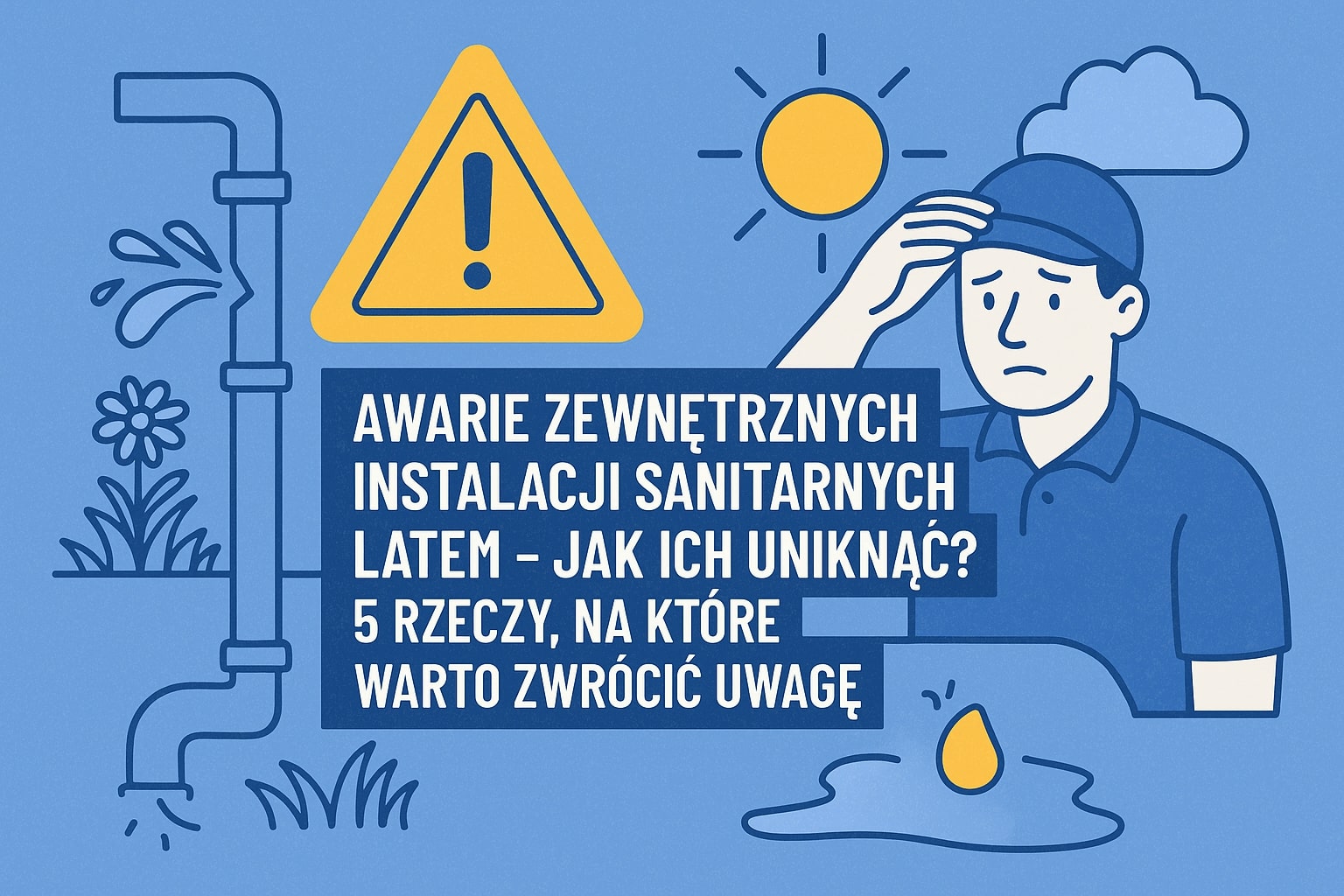 awarie sieci instalacji sanitarnych