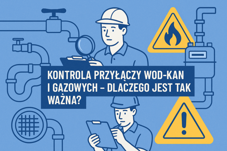 kontrola przyłączy wod-kan i gazowych